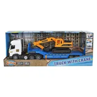 2-Play Vrachtwagen met Aanhanger en Kraan 510807